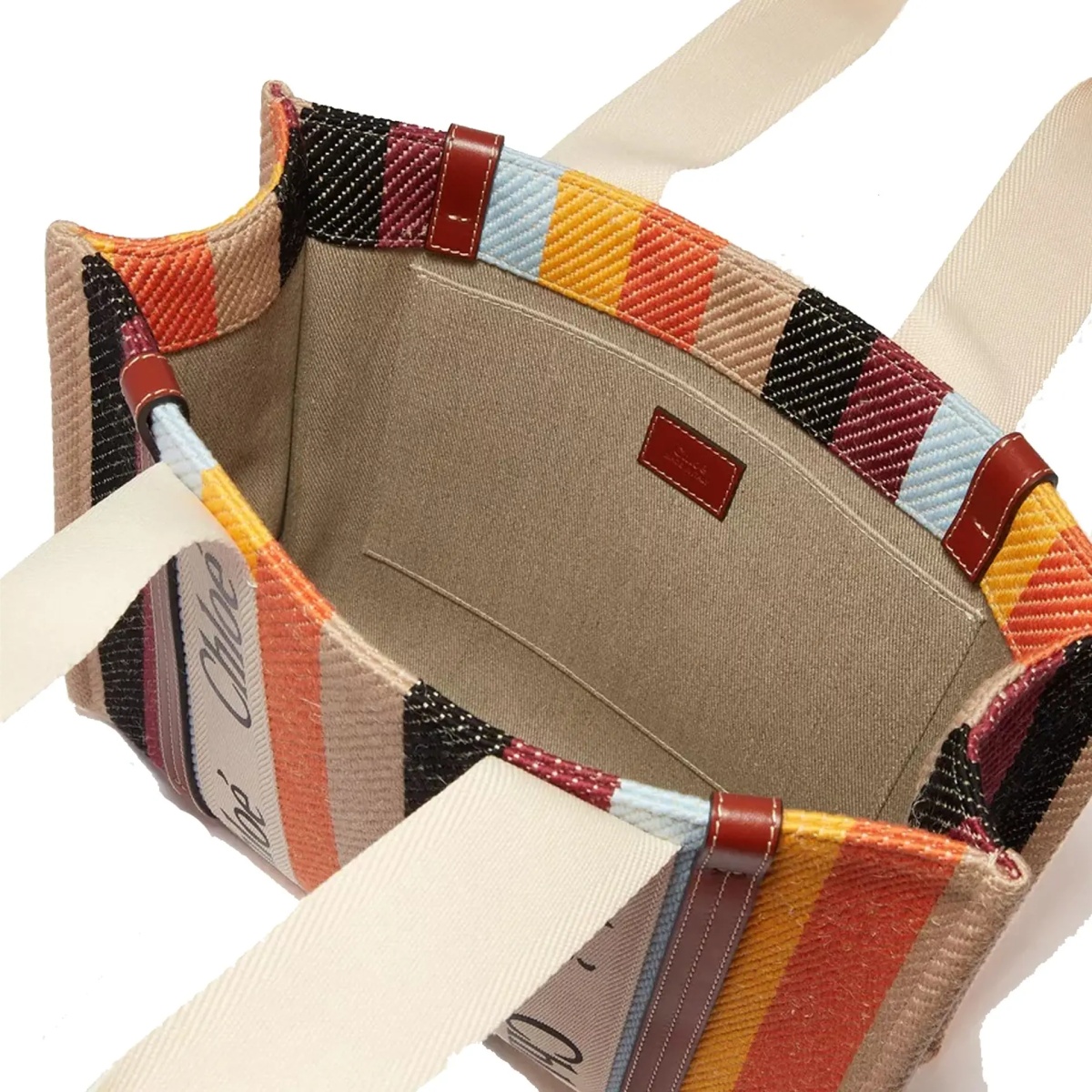 Geanta de mana Chloé Woody Medium Tote Bag - Img 3