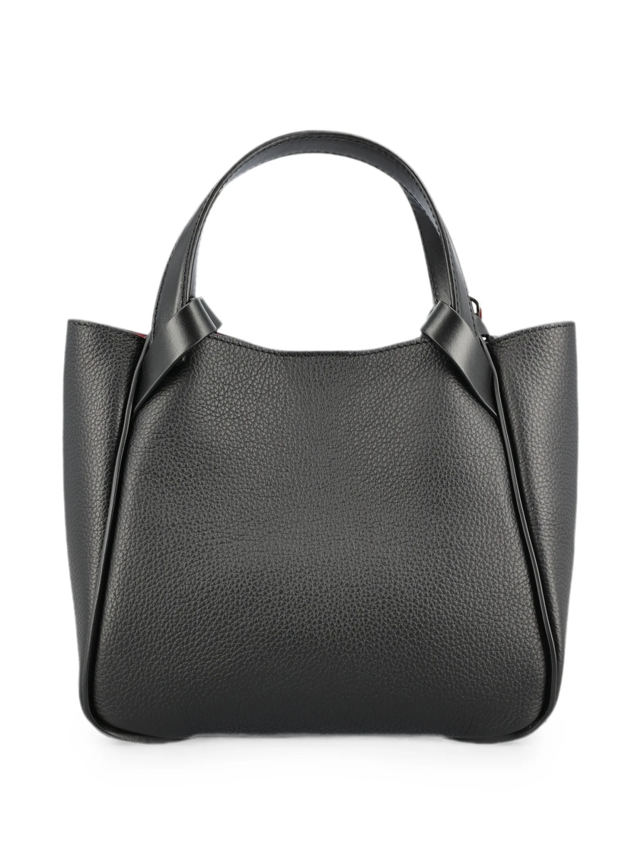 Geanta de mana Christian Louboutin neagra din piele - Img 2