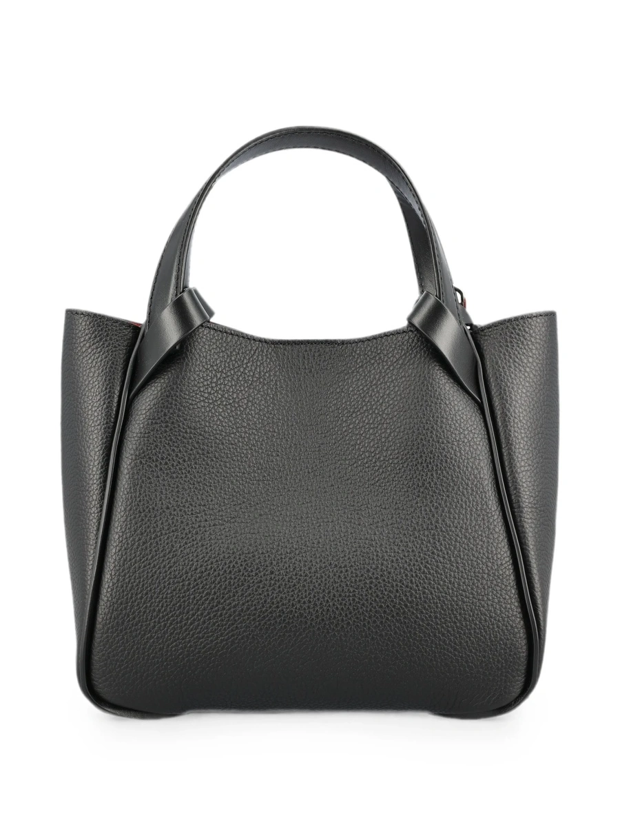 Geanta de mana Christian Louboutin neagra din piele - Img 2