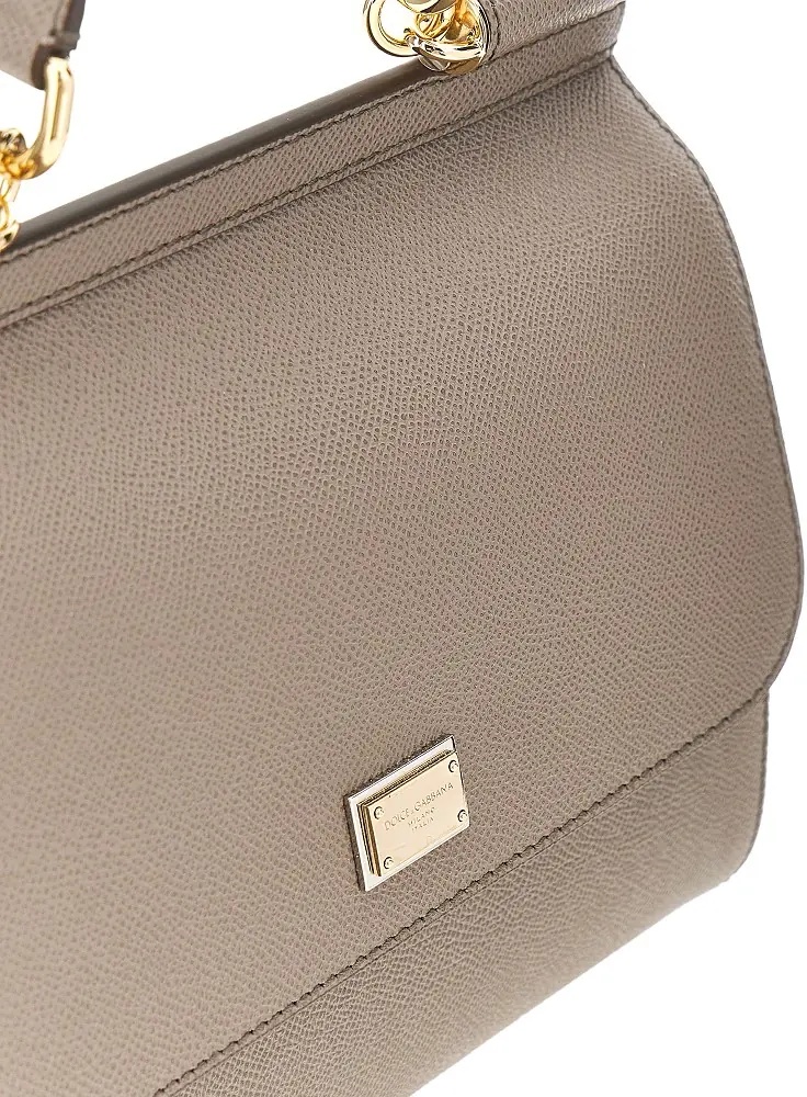 Geanta de mana Dauphine leather large 'Sicily' bag - Img 4