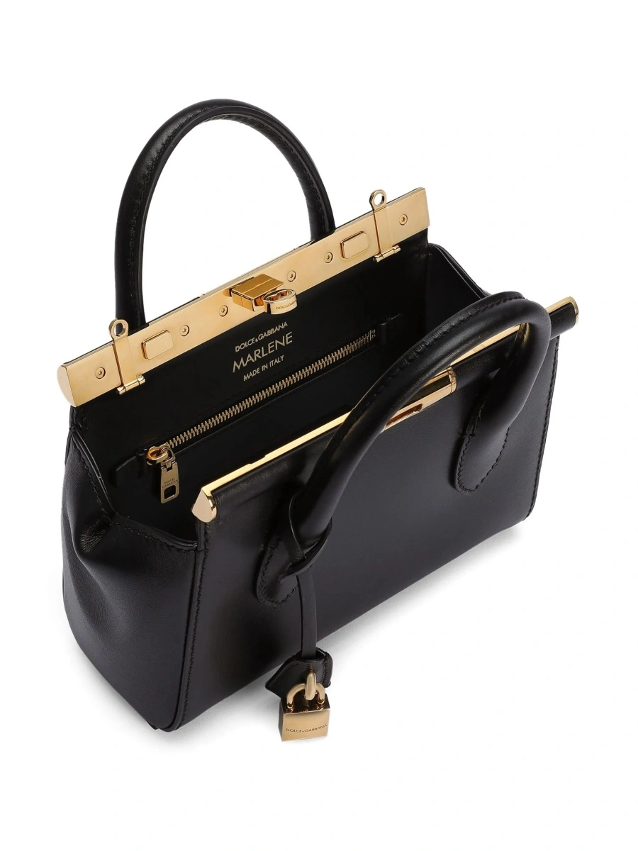 Geanta de mana Dolce &amp; Gabbana neagra din piele - Img 5