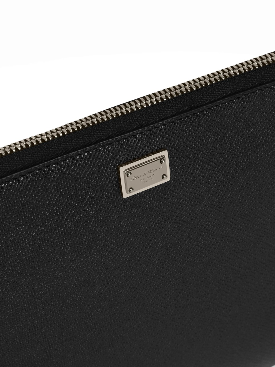 Geanta de mana Dolce &amp; Gabbana neagra din piele - Img 5