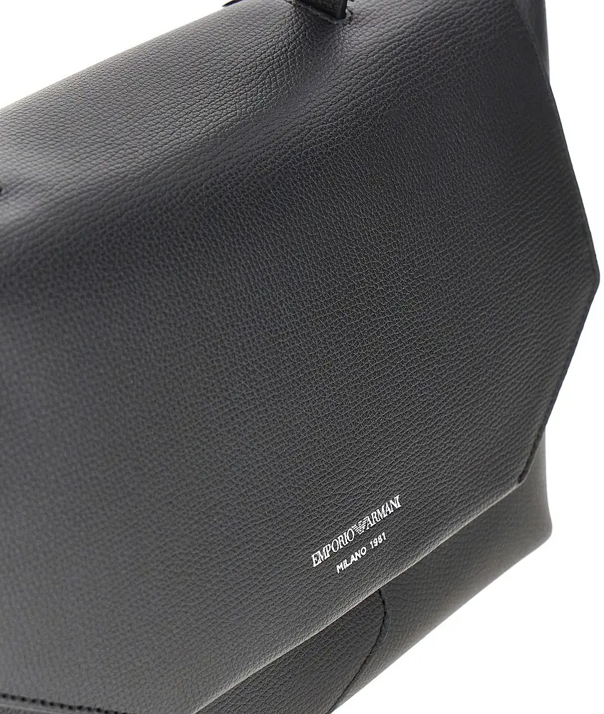 Geanta de mana 'Emporio Armani 1981' top-handle leather bag - Img 4