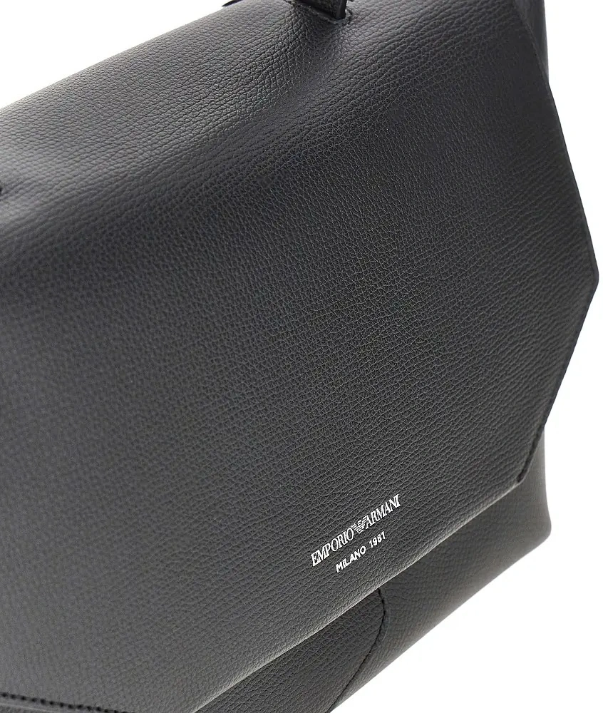 Geanta de mana 'Emporio Armani 1981' top-handle leather bag - Img 4