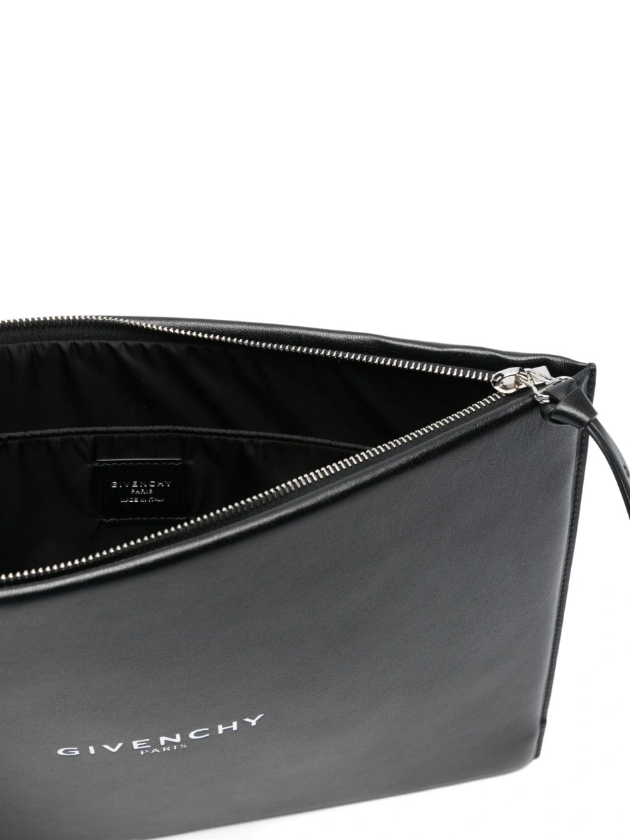 Geanta de mana Givenchy antigona neagra din piele - Img 5