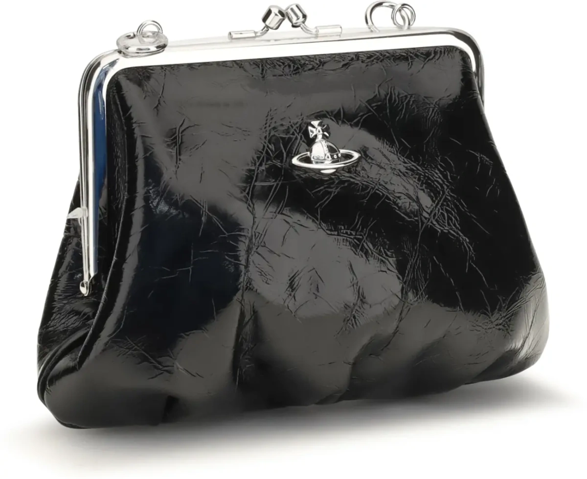Geanta de mana Granny Frame patent leather Handbag - Img 2