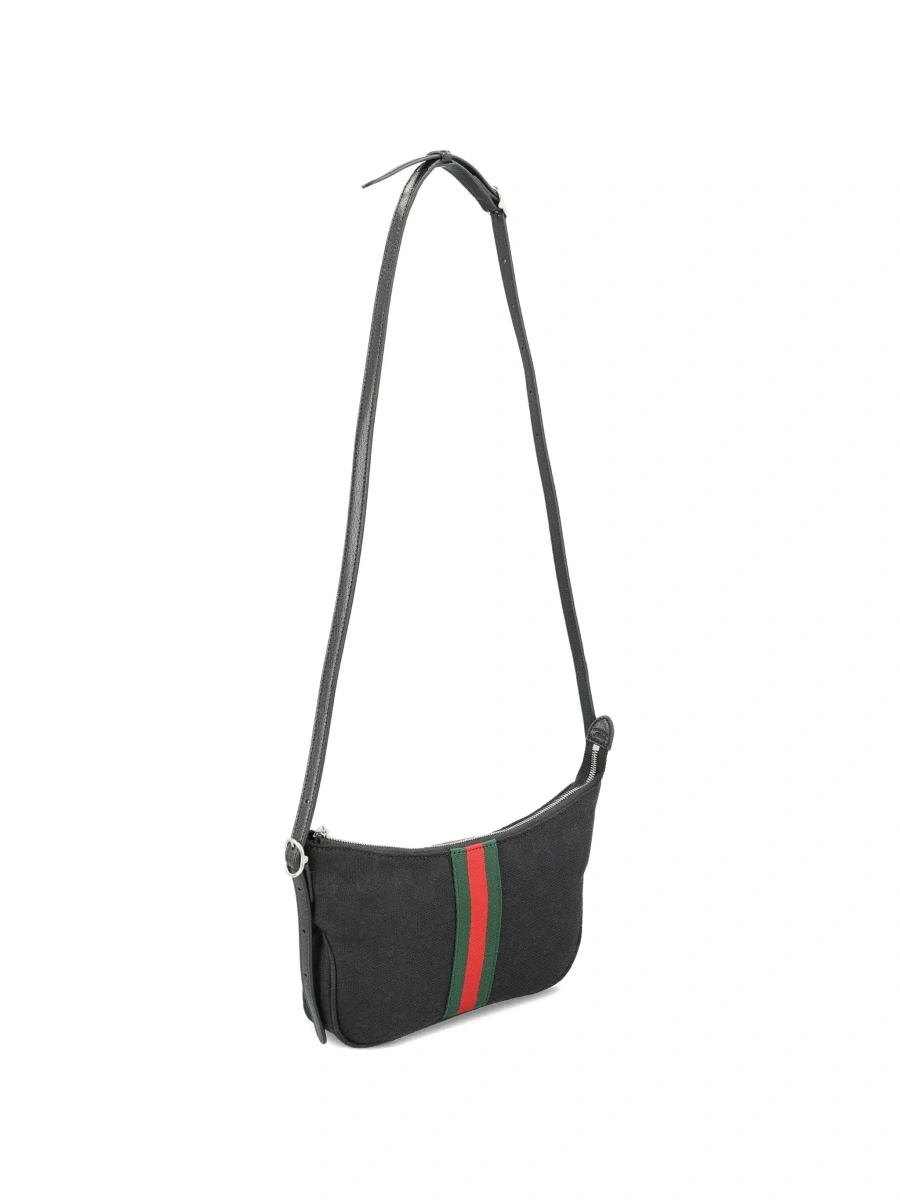 Geanta de mana Gucci neagra din piele - Img 7