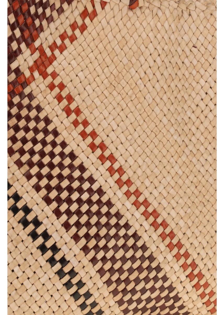 Geanta de mana Handwoven leather Tote Bag - Img 4
