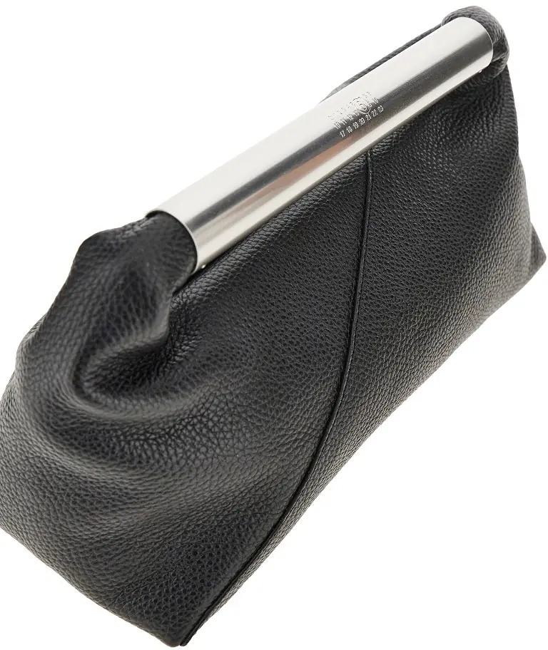 Geanta de mana Leather Japanese Jewel Handle bag - Img 4