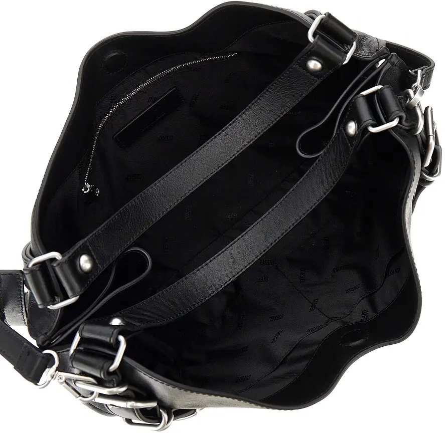 Geanta de mana Leather medium 'D-One' bag - Img 3