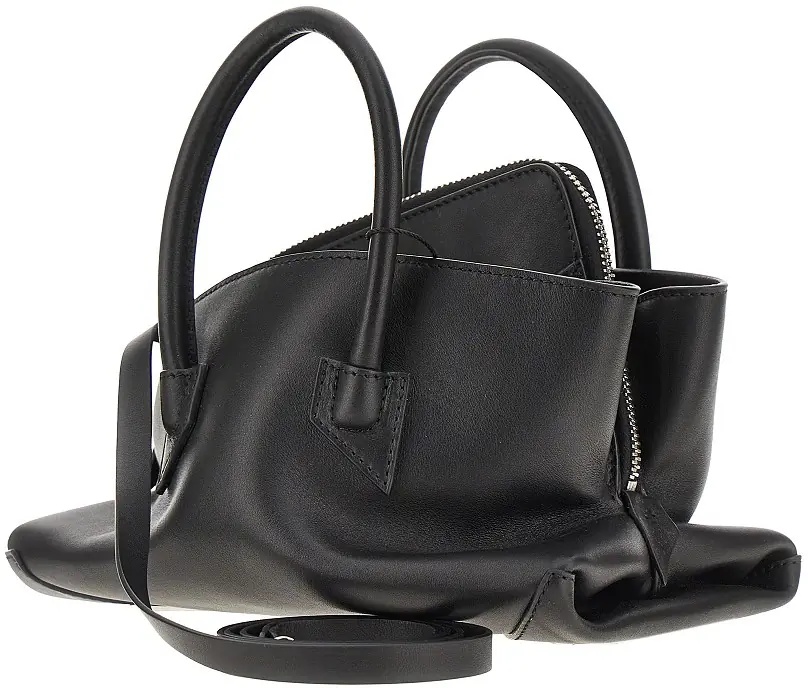 Geanta de mana Leather mini 'La Passeggiata' bag - Img 2
