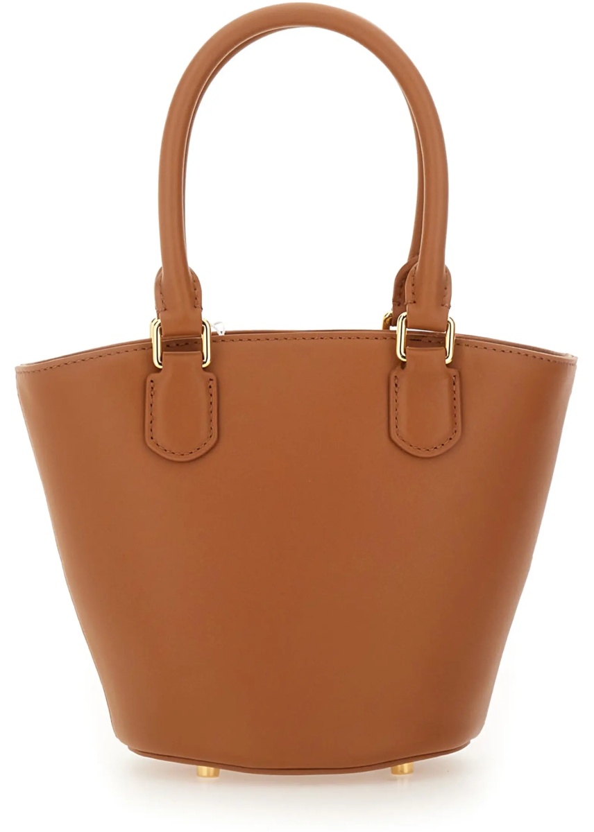 Geanta de mana Leather Tote Bag With Charm - Img 3