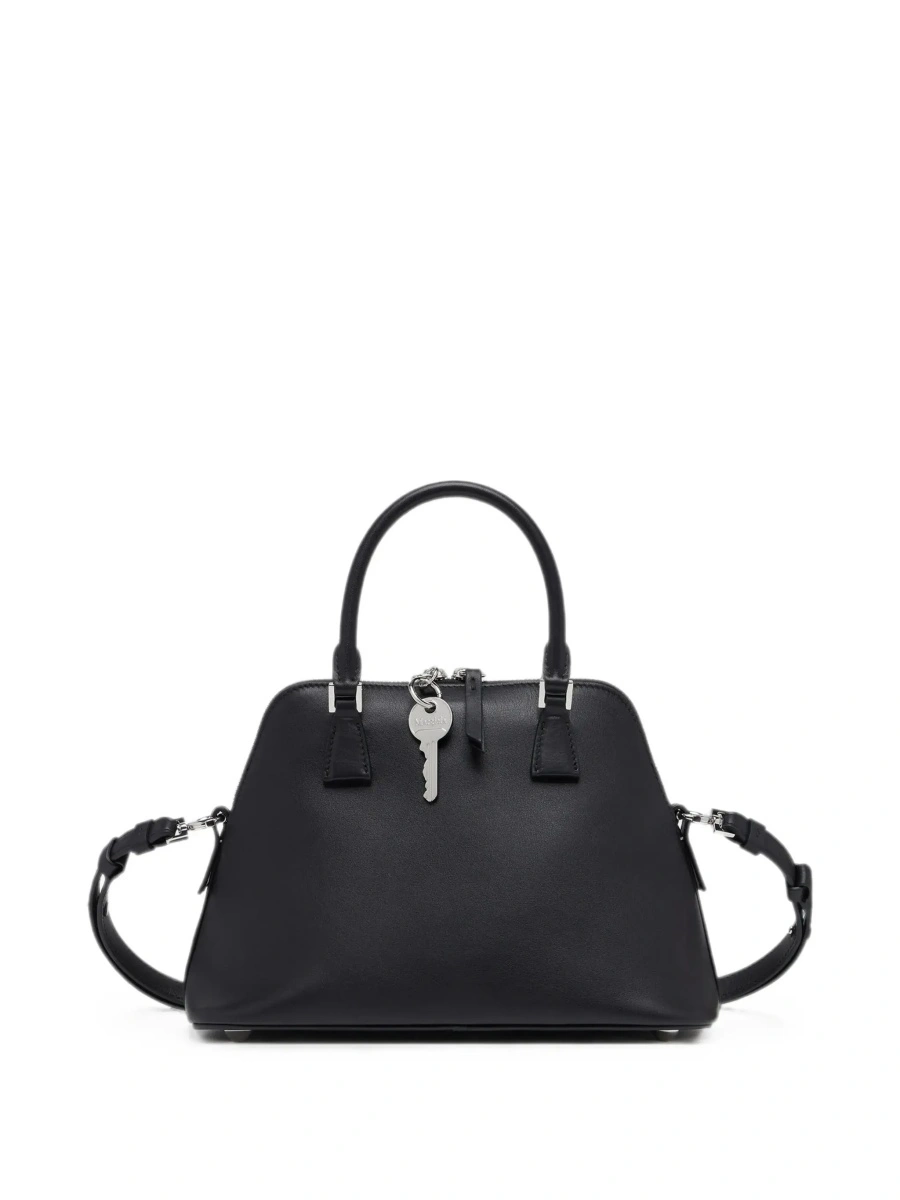 Geanta de mana Maison Margiela neagra din piele - Img 5
