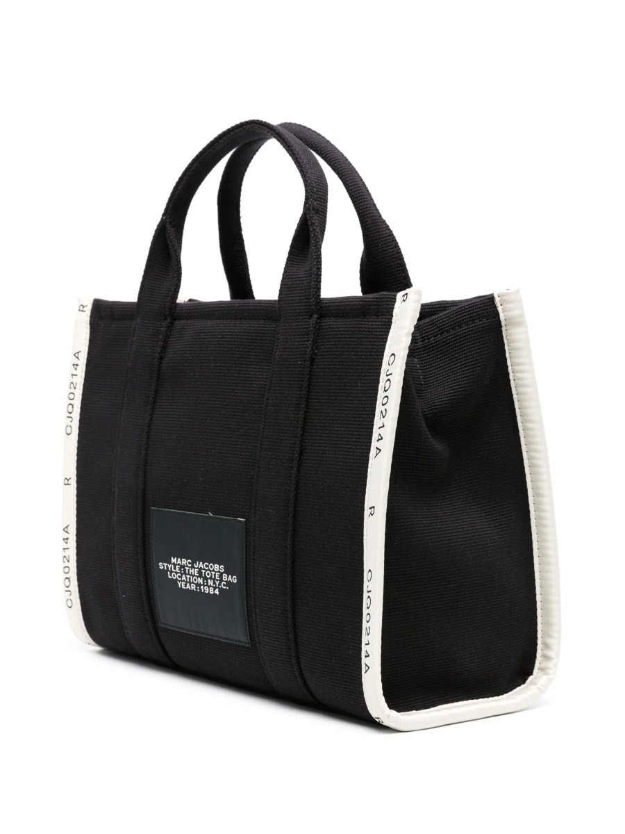 Geanta de mana Marc Jacobs neagra din bumbac si polyester - Img 3