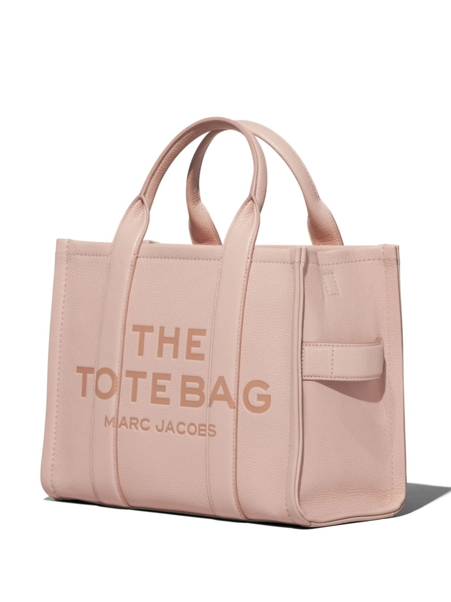 Geanta de mana Marc Jacobs neutra din piele - Img 4