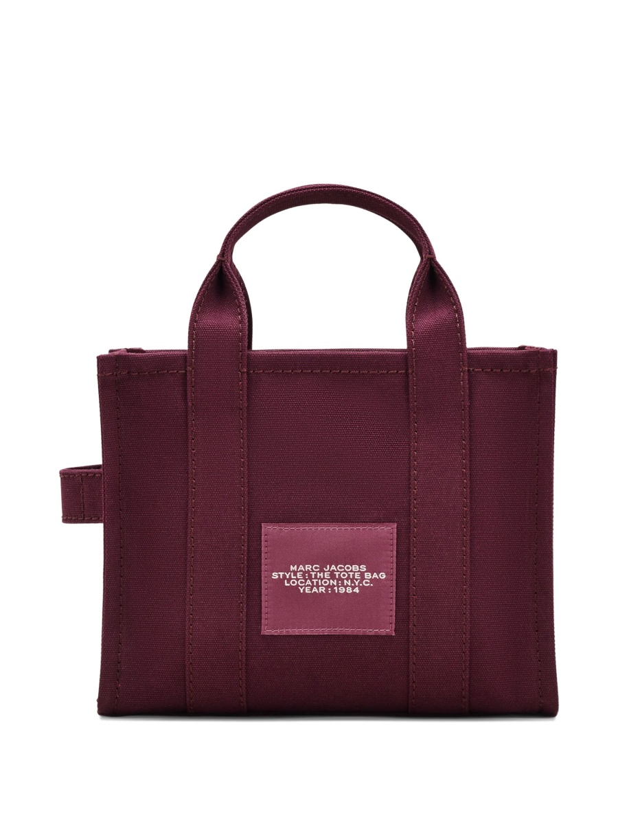 Geanta de mana Marc Jacobs violet din bumbac - Img 3