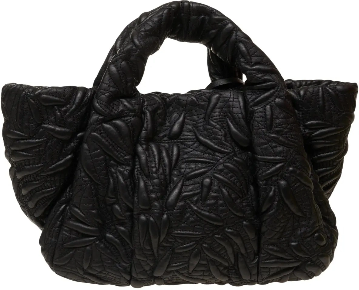 Geanta de mana Munthe neagra 'Lix Quilt' - Img 3