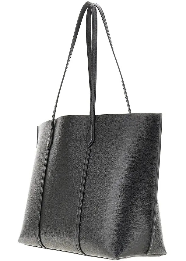 Geanta de mana 'Perry' grained leather shopping bag - Img 2