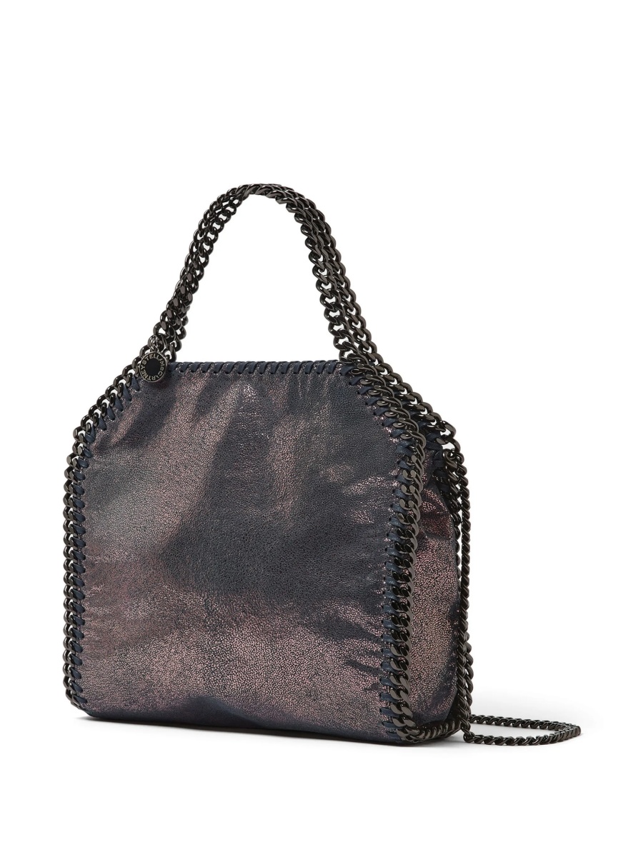 Geanta de mana Stella McCartney falabella albastra din polyester - Img 3