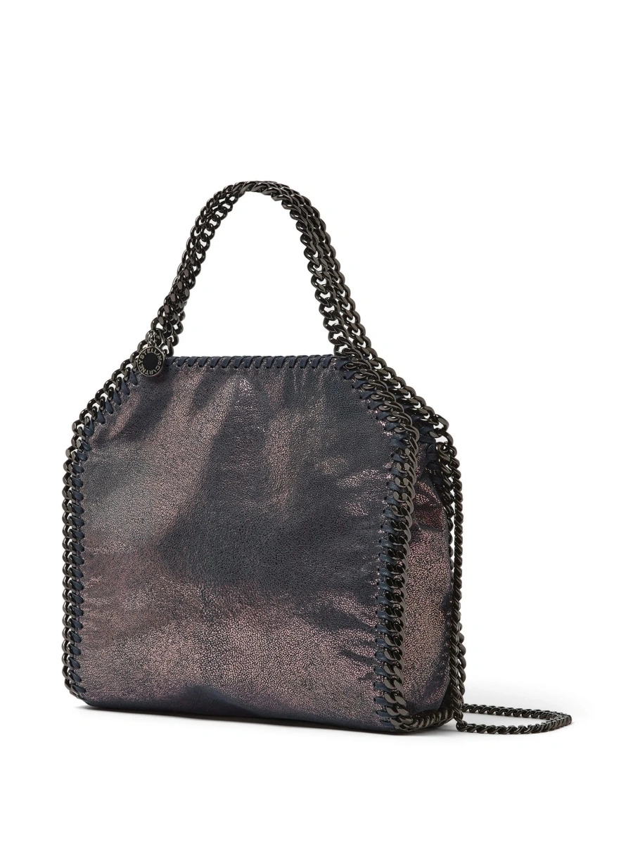 Geanta de mana Stella McCartney falabella albastra din polyester - Img 3