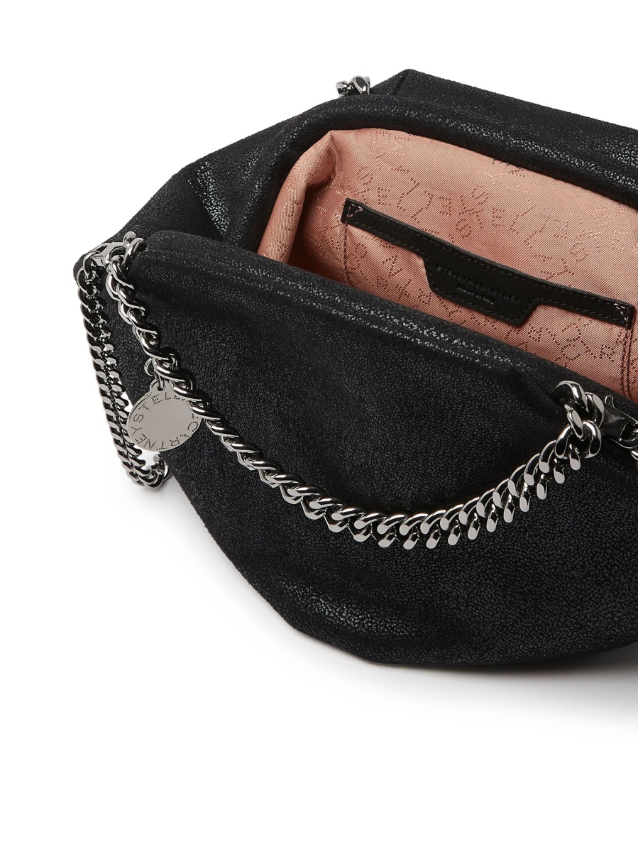 Geanta de mana Stella McCartney falabella neagra din polyester - Img 4