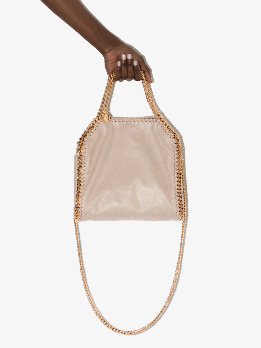 Geanta de mana Stella McCartney falabella neutra din poliuretan - Img 4