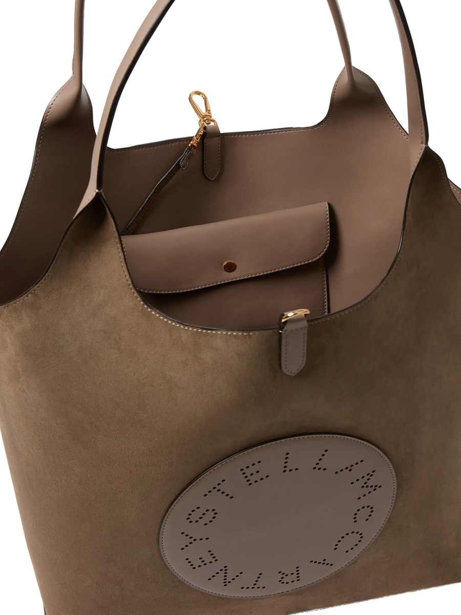 Geanta de mana Stella McCartney maro din polyester - Img 4
