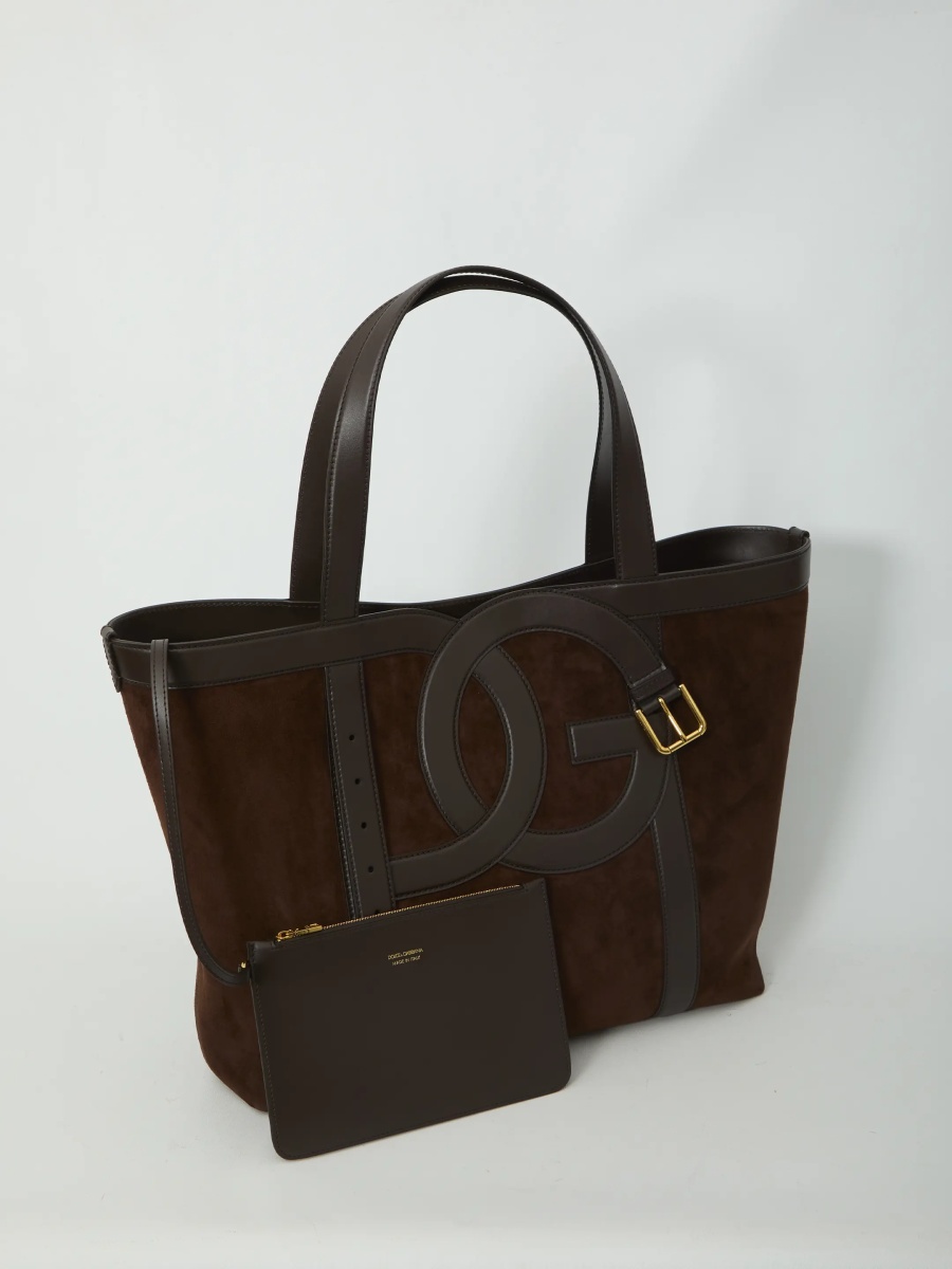 Geanta de mana Suede Leather Shopping Bag - Img 4