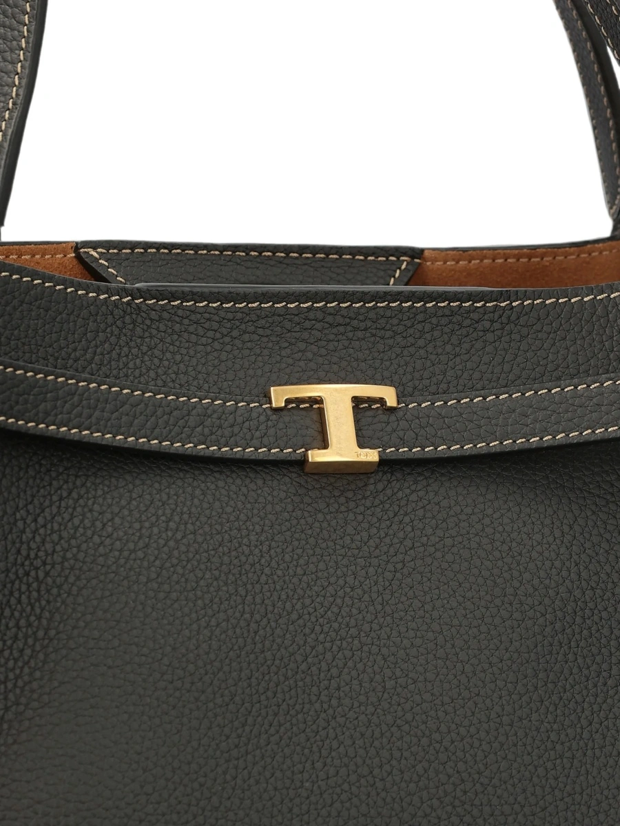 Geanta de mana TOD'S neagra din piele - Img 3