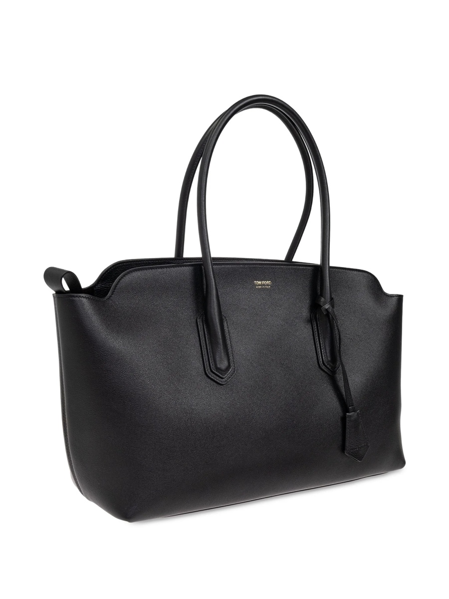 Geanta de mana Tom Ford neagra din piele - Img 4