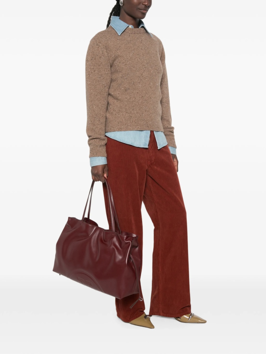 Geanta de mana Tory Burch maro din poliester reciclat si poliuretan - Img 2