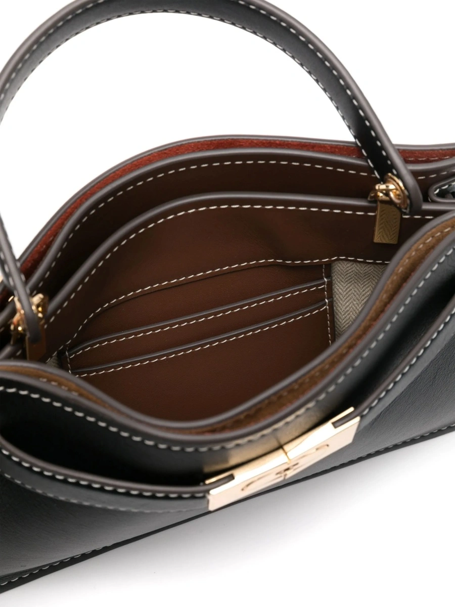 Geanta de mana Tory Burch neagra din piele - Img 5