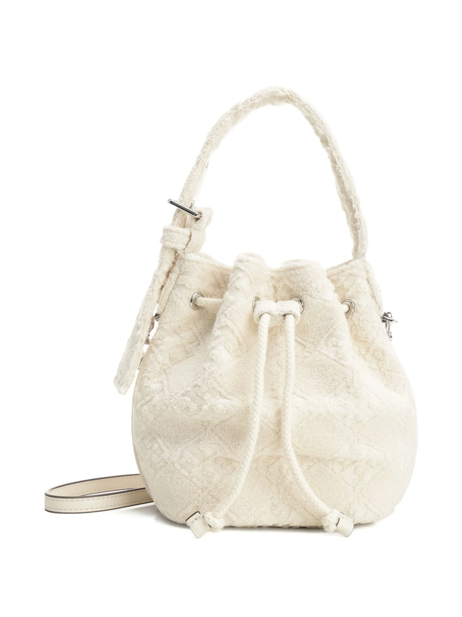 Geanta de mana Tory Burch neutra din bumbac si poliamida - Img 4