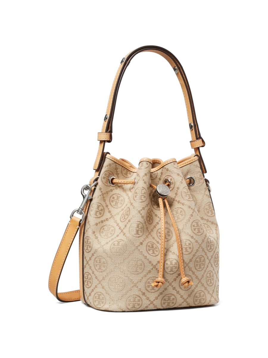 Geanta de mana Tory Burch neutra din bumbac si polyester - Img 2