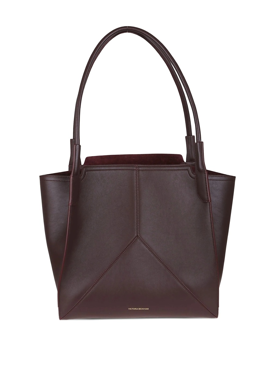 Geanta de mana Victoria Beckham rosie din piele - Img 2