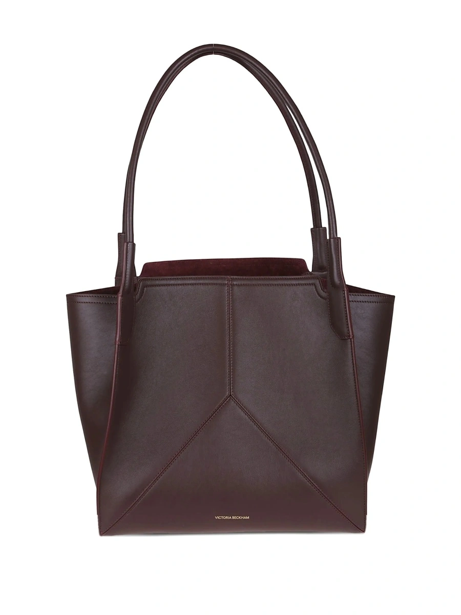 Geanta de mana Victoria Beckham rosie din piele - Img 2