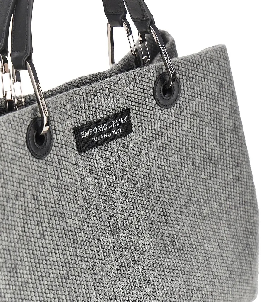 Geanta de mana Wool-blend medium shopping bag - Img 4