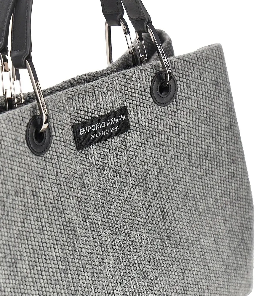 Geanta de mana Wool-blend medium shopping bag - Img 4