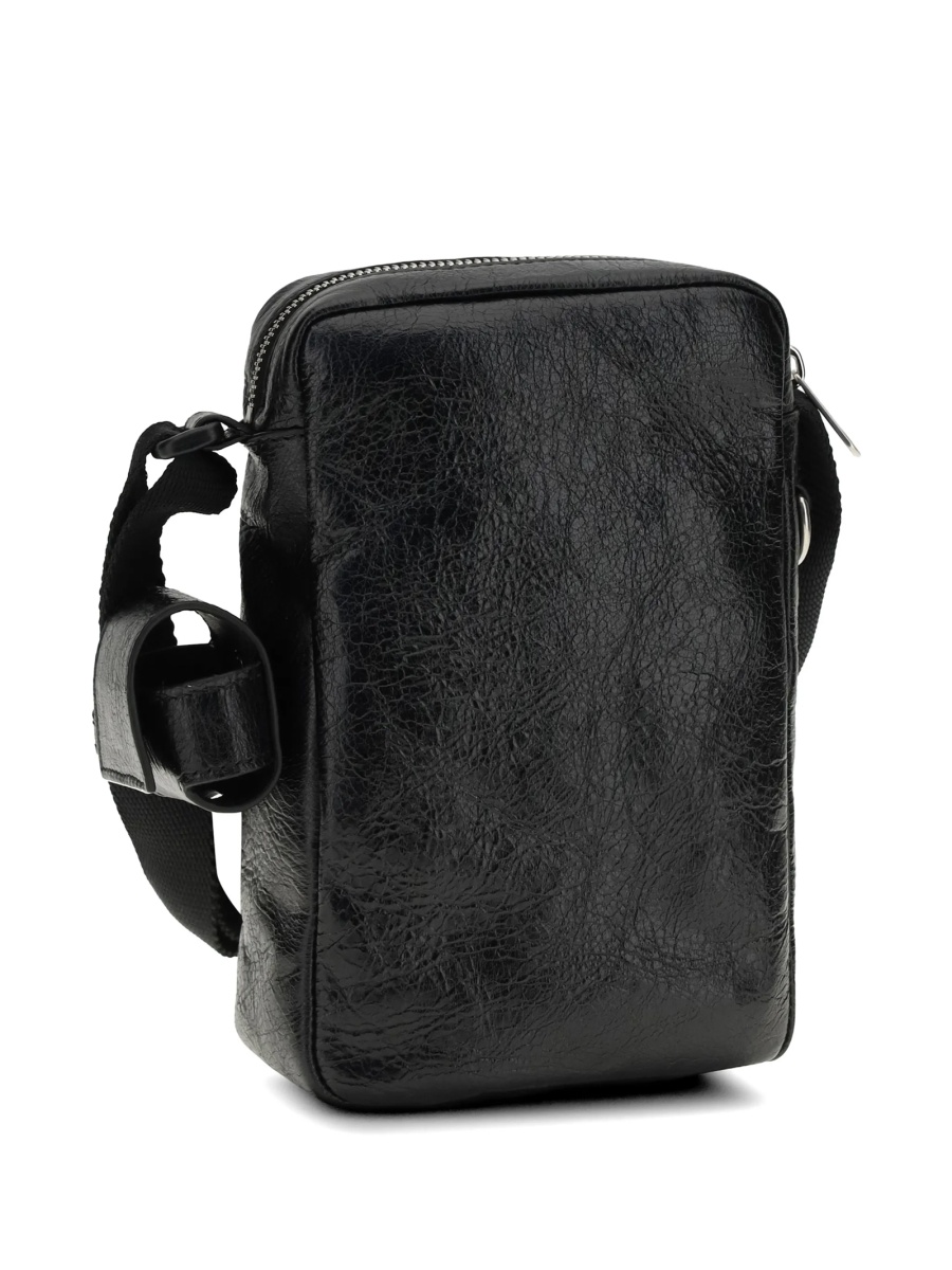 Geanta de umar Balenciaga neagra din piele - Img 3
