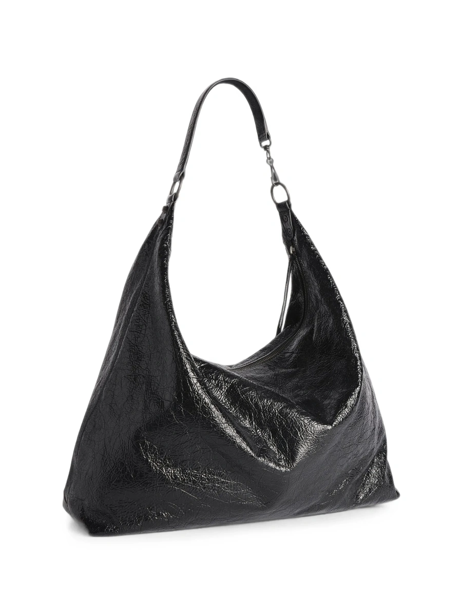 Geanta de umar Balenciaga neagra din piele - Img 2