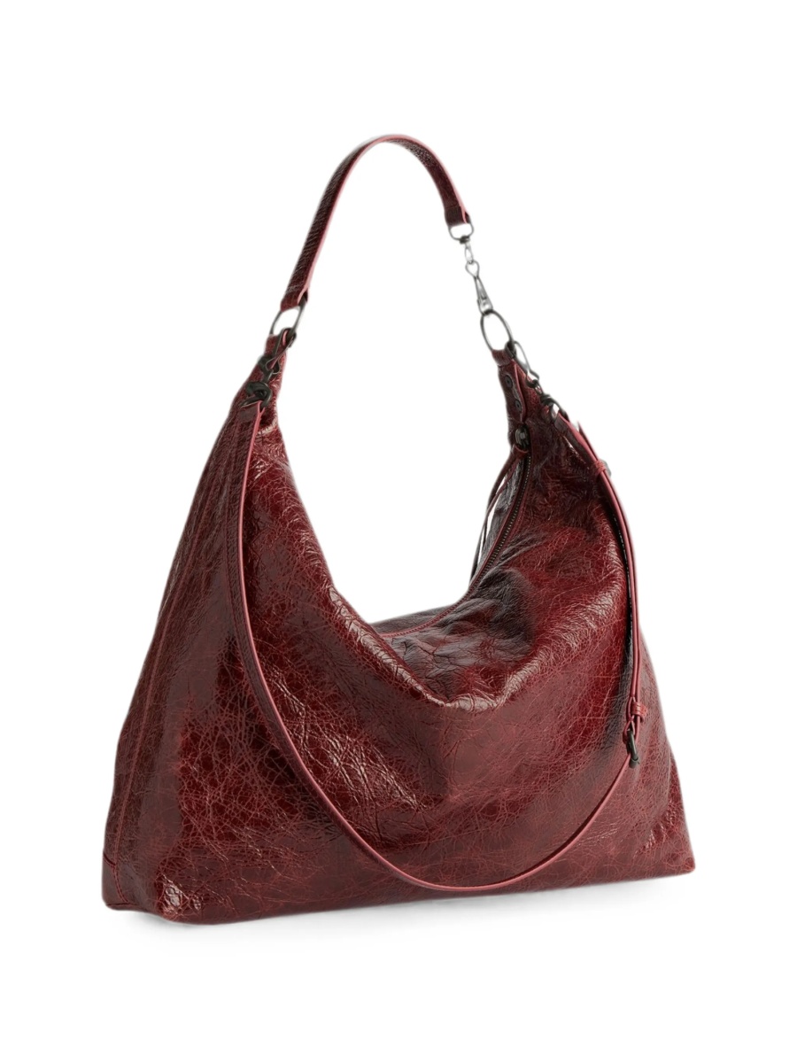 Geanta de umar Balenciaga rosie din piele - Img 4