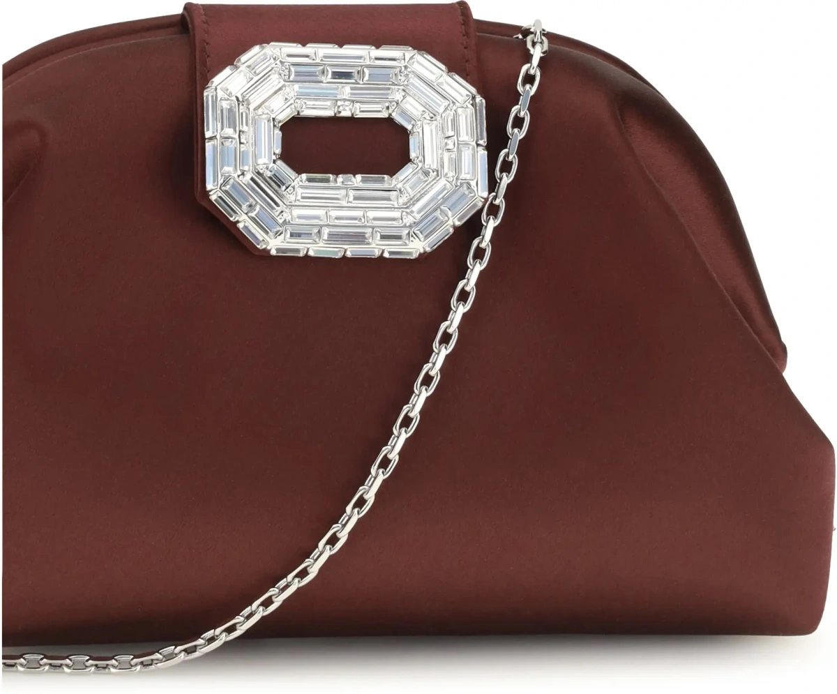 Geanta de umar Camelia Satin Clutch - Img 4