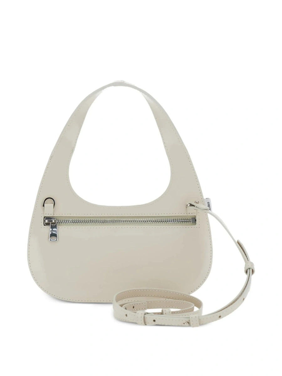 Geanta de umar COPERNI bej din piele 'Slim Swipe Phone Baguette' - Img 4