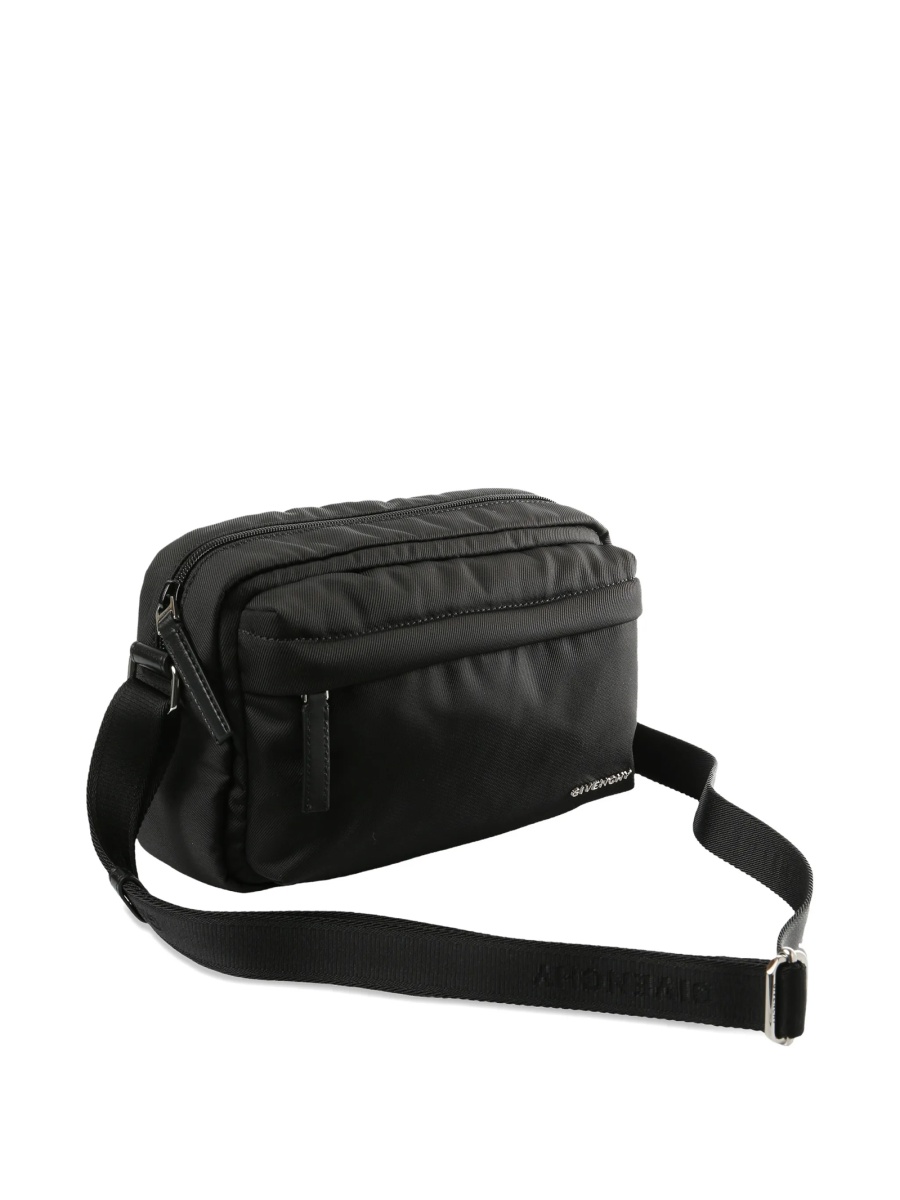 Geanta de umar Givenchy neagra din poliamida si piele - Img 2