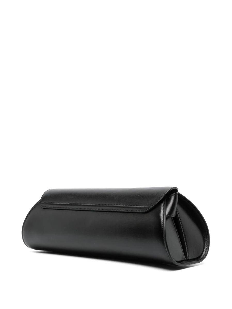 Geanta de umar Jil Sander neagra din piele - Img 3