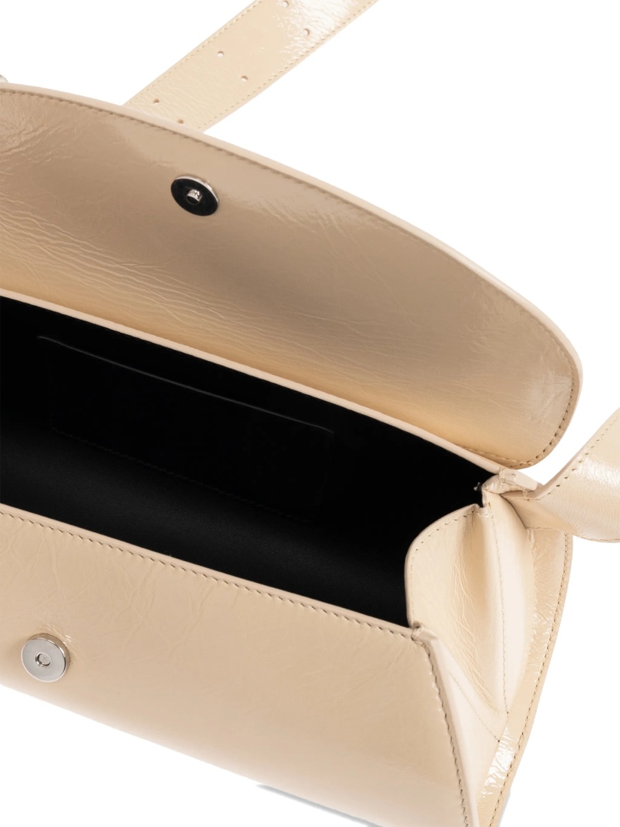 Geanta de umar Jil Sander neutra din piele - Img 4