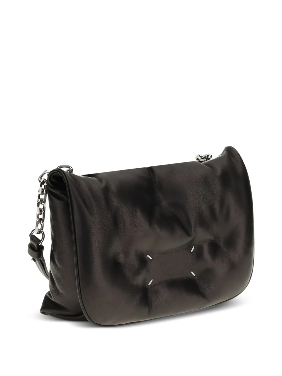 Geanta de umar Maison Margiela neagra din piele - Img 3