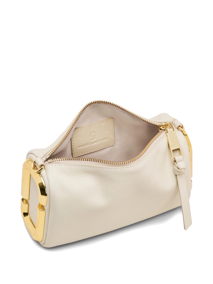 Geanta de umar Marc Jacobs snapshot neutra din piele - Img 5