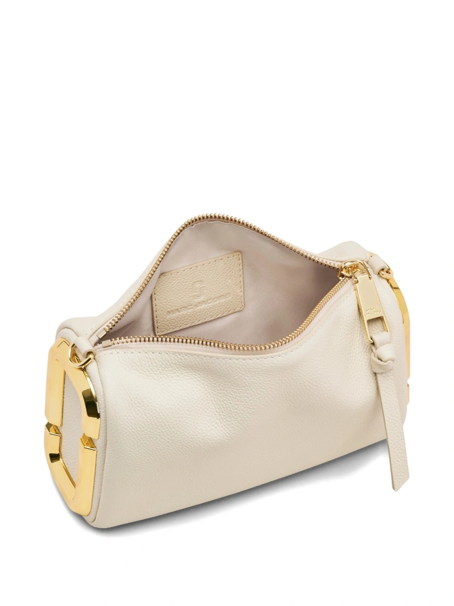 Geanta de umar Marc Jacobs snapshot neutra din piele - Img 5
