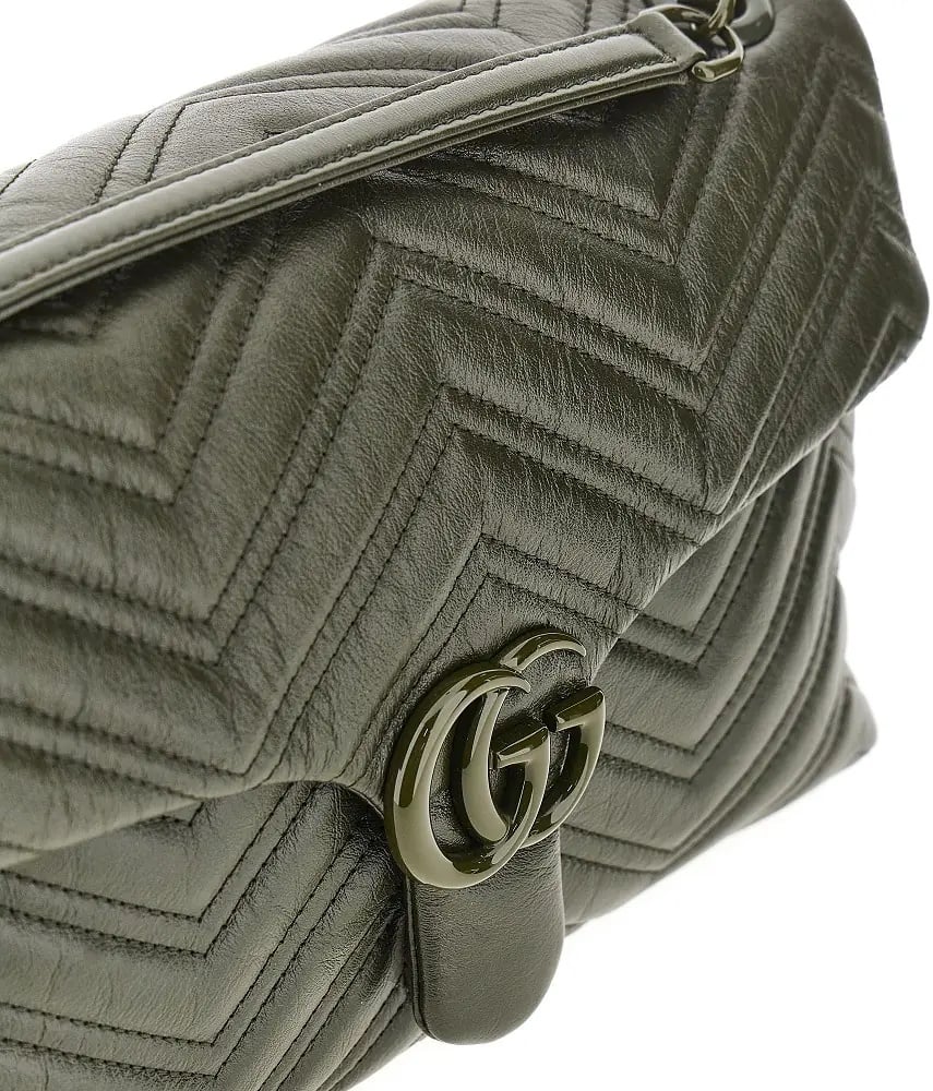 Geanta de umar Matelassé leather medium 'GG Marmont' bag - Img 4